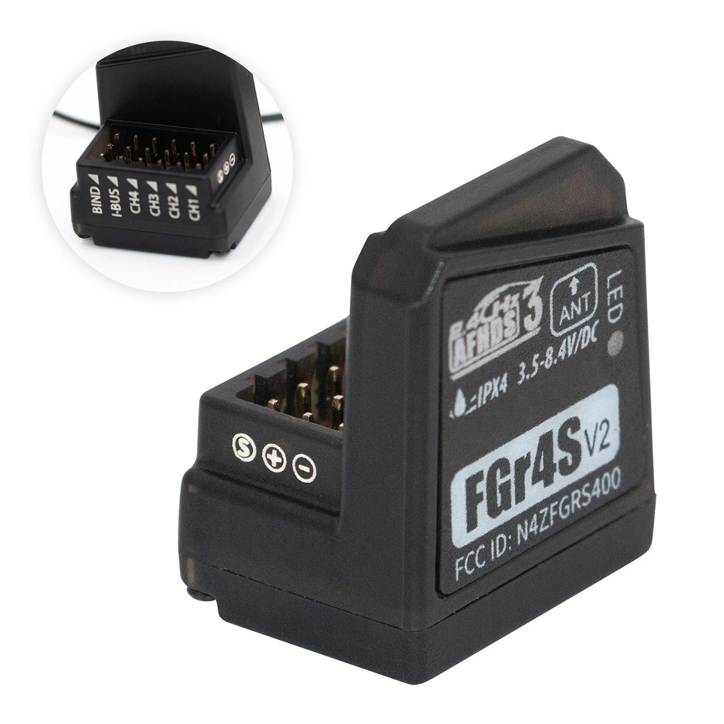 FlySky 2.4G 8CH RC Transmitter with FGR4S Receiver AFHDS 3 Protocol High Precision Remote Controller for RC Car Boat Aircraft