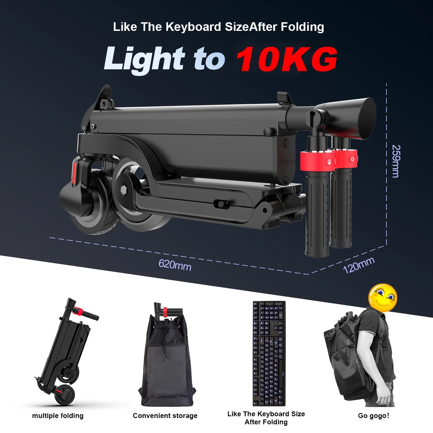 HUANCI X6 electric scooter adults Foldable electric scooters 350W scooters electric 36V 7.5A e scooter Smart APP escooters