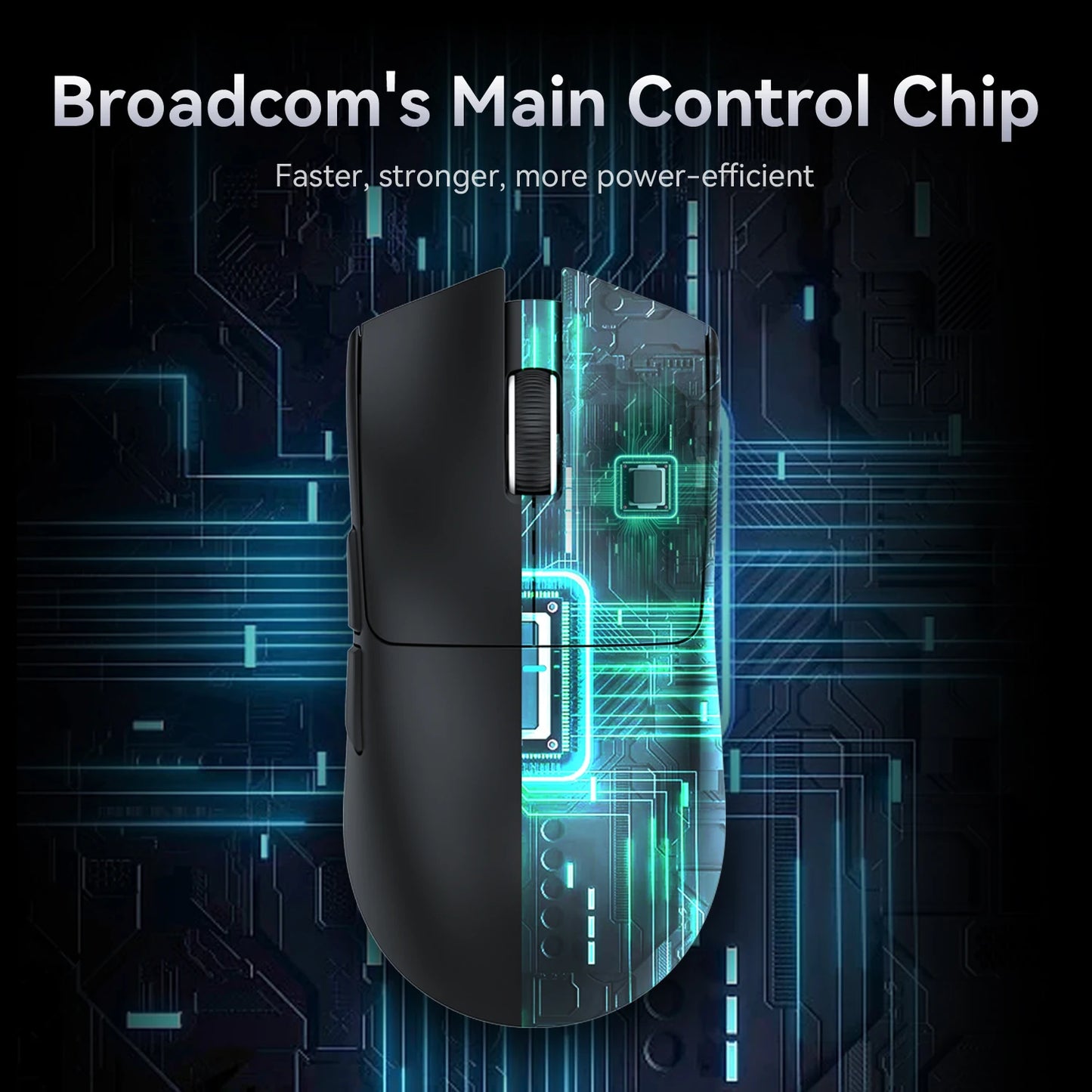 ATTACK SHARK X11 Lightweight Wireless Gaming Mouse with RGB Backlight Charging, Up to 22K DPI, PAW3311 Optical Sensor, HUYU Swit